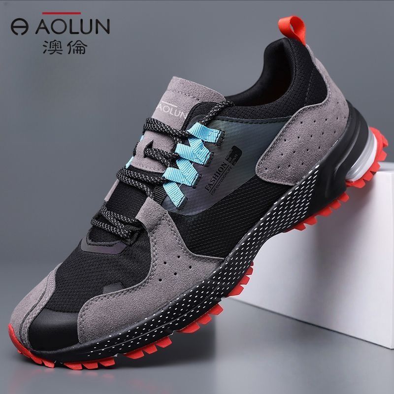 春秋季新款户外登山鞋轻便透气防滑休闲耐磨减震徒步跑鞋