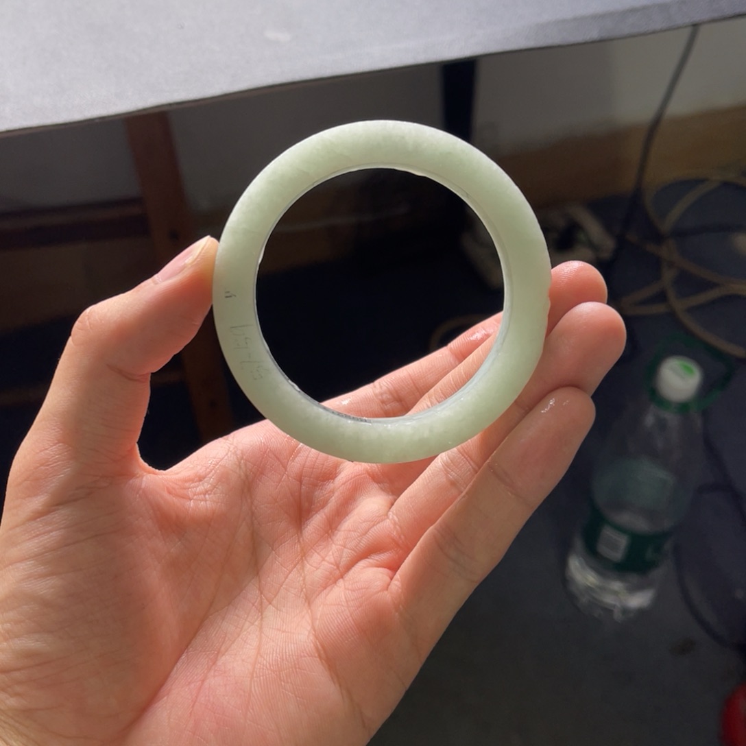 【闪购商品】定制翡翠57-58正圈纹裂推荐未镶嵌