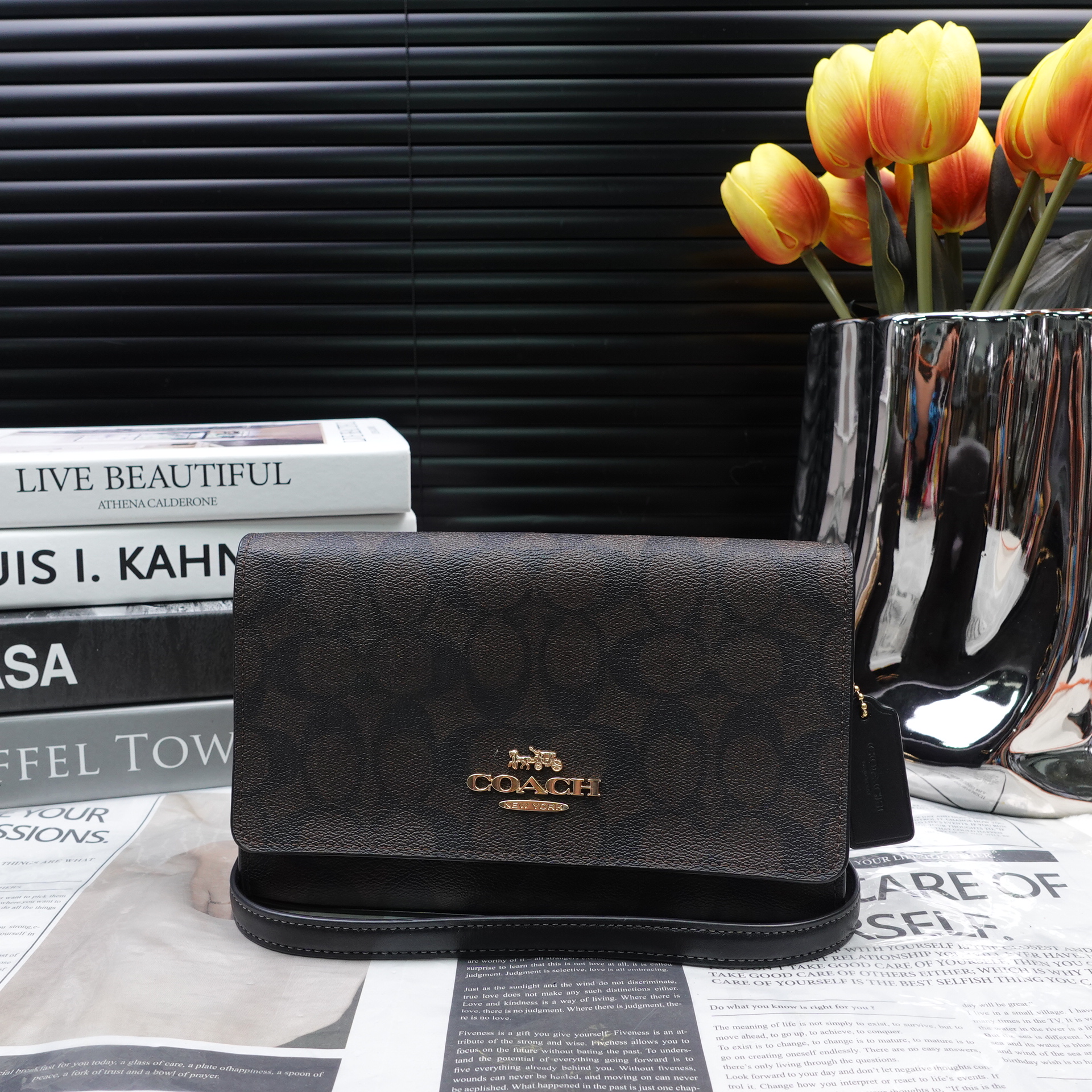 95新 COACH/蔻驰 单肩包/T10285745