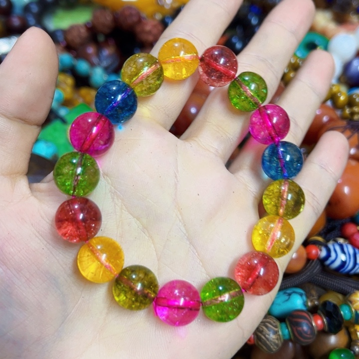 烟晶手链未镶嵌雨姐精选收藏回流