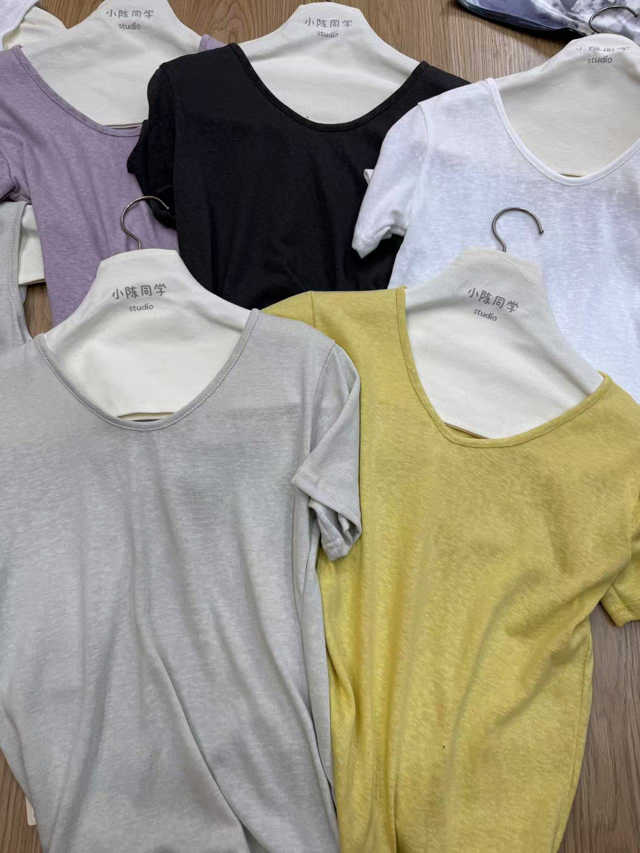 『小陈自制』雪花棉麻舒适慵懒t  3a1