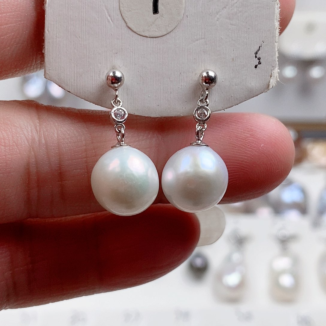 淡水珍珠银S925镶嵌颈饰