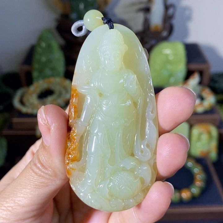 吊坠(不含链)未镶嵌和田玉凯**巭