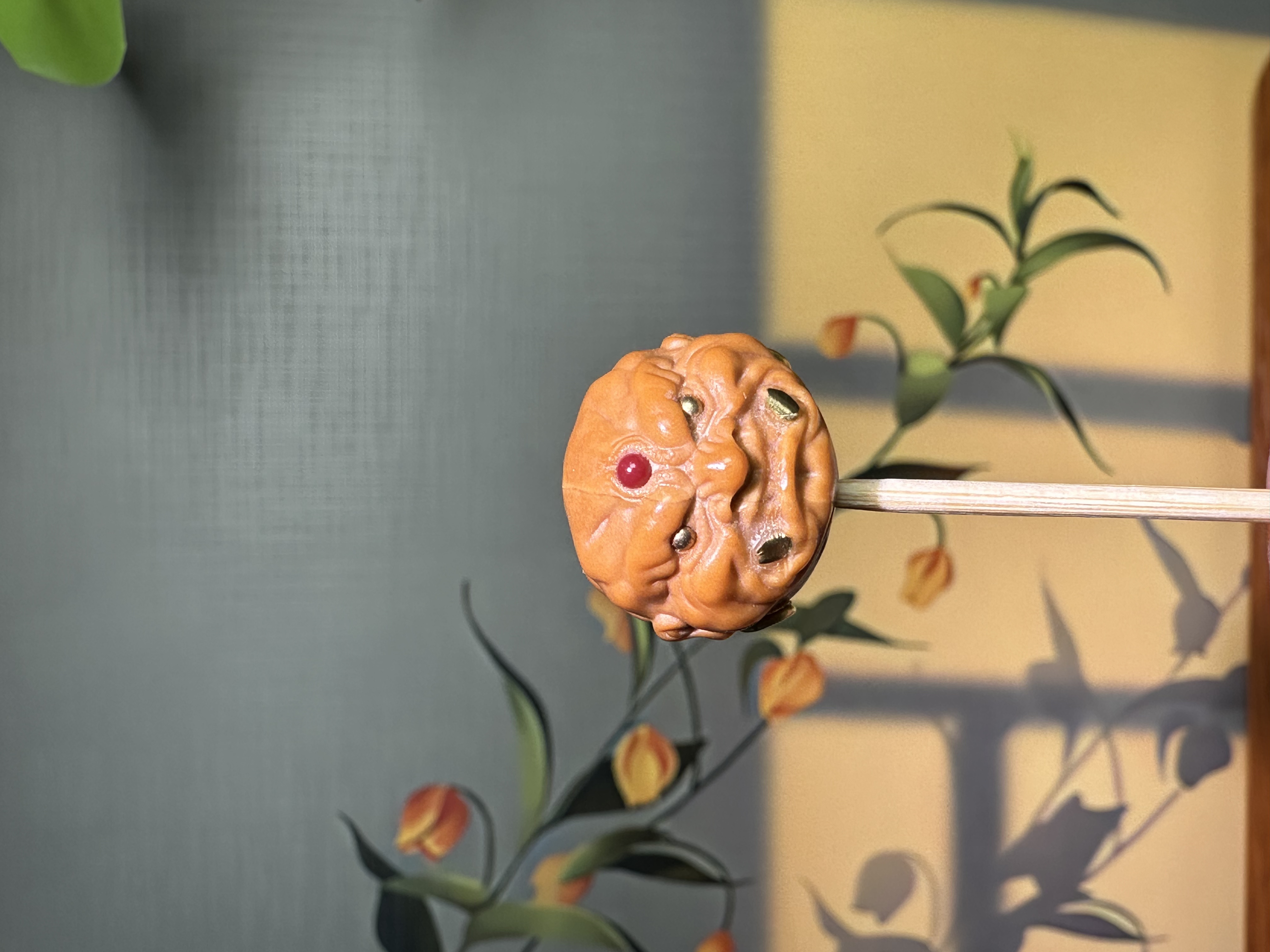 予禧文玩 单颗雕刻款大金牙猴头