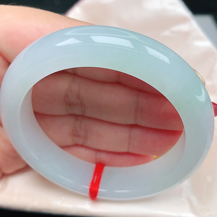 未镶嵌手镯翡翠2冰冰浅绿