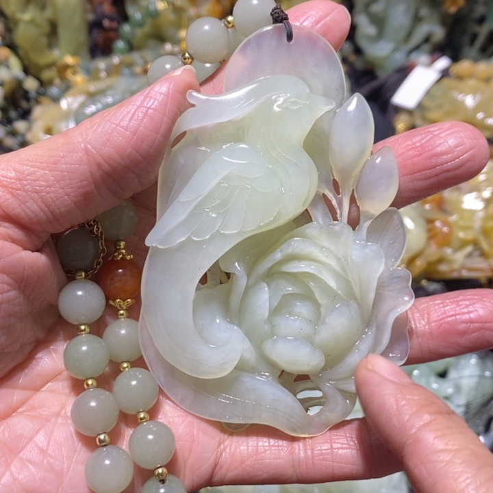 岫玉岫玉吊坠未镶嵌