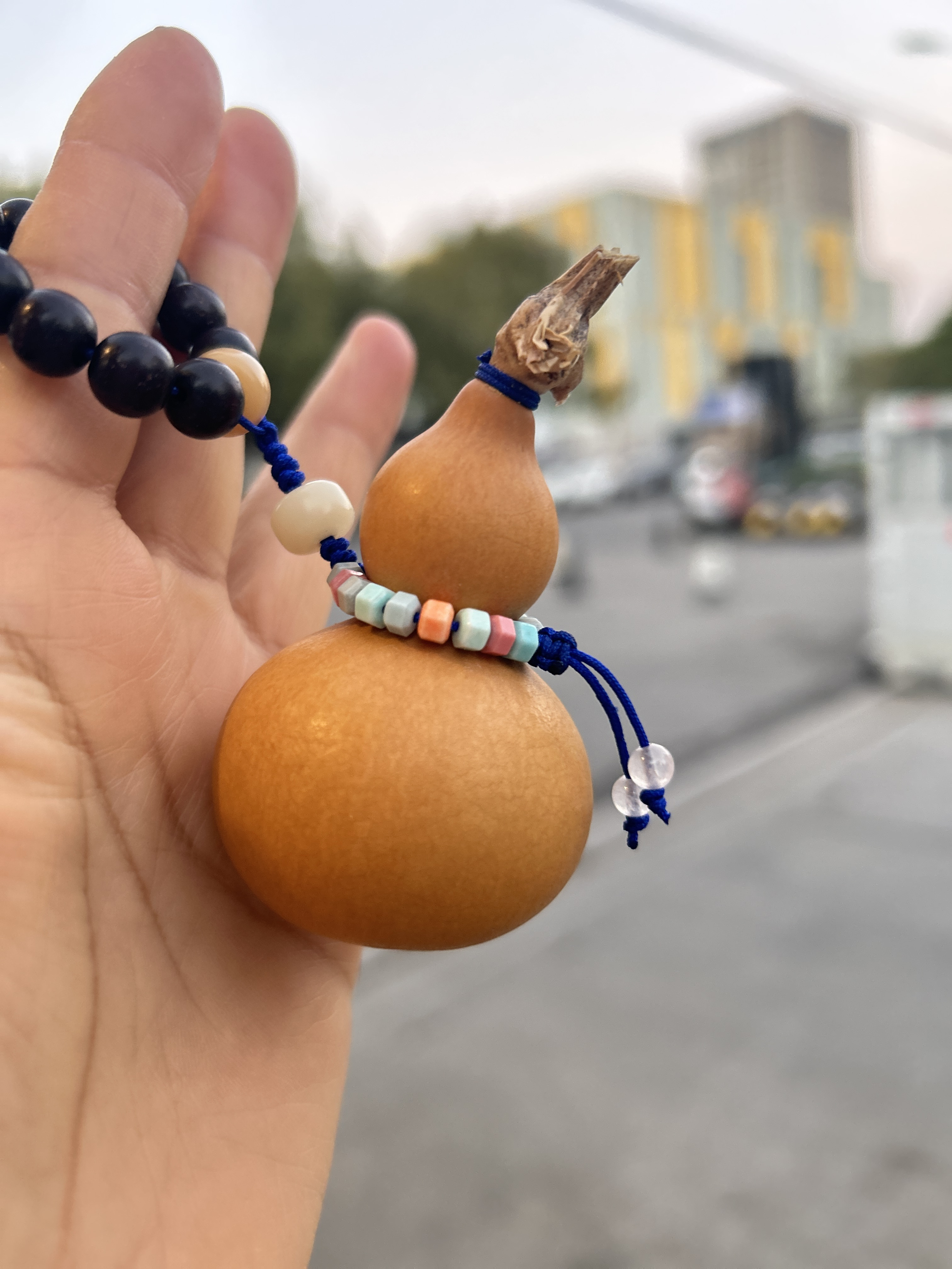 天然精品绕指柔小葫芦文玩手把件可盘玩可车挂