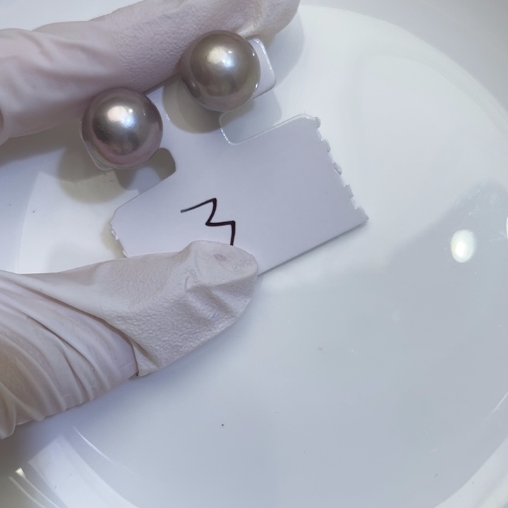 淡水珍珠耳饰银S925镶嵌