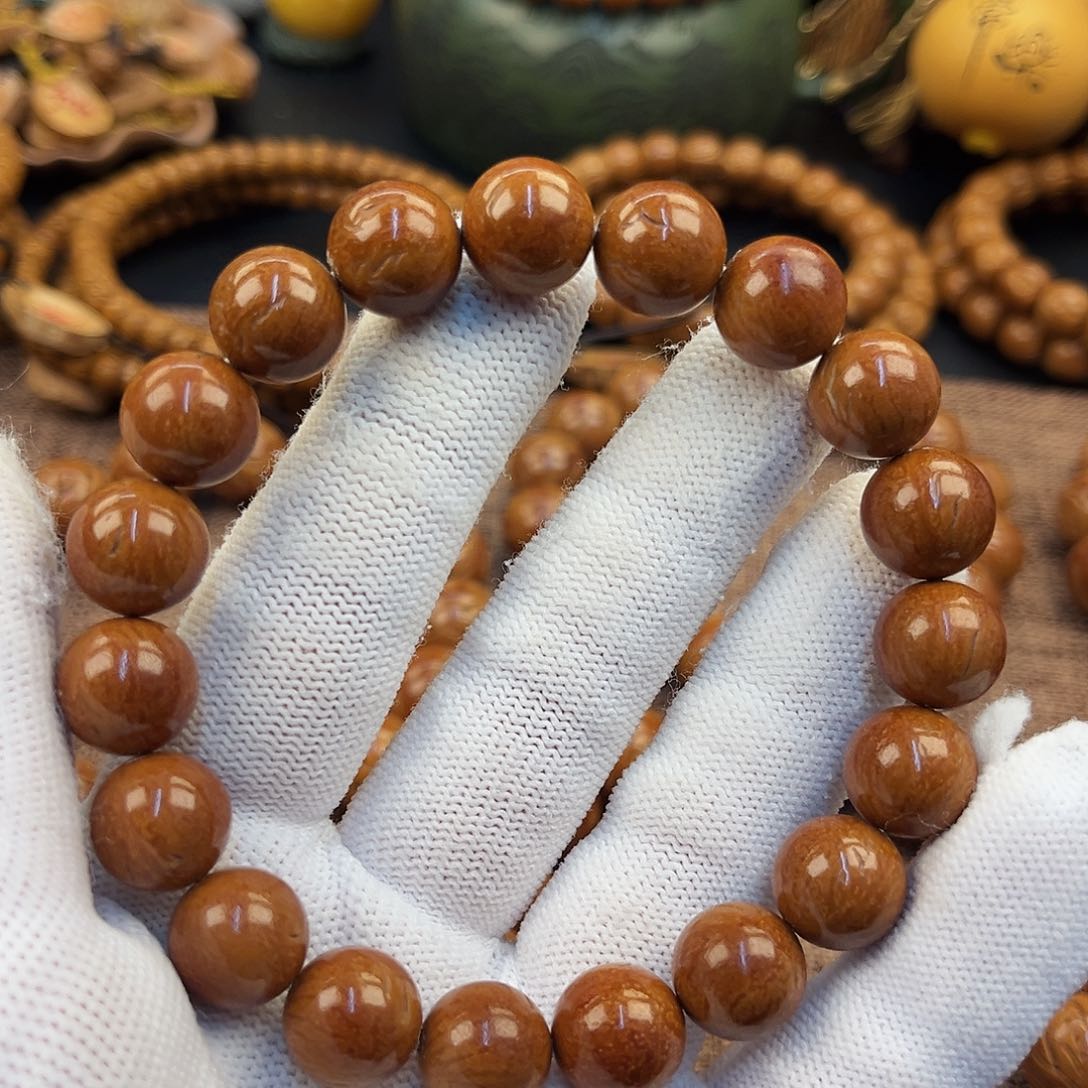 木质D***浩12尺寸龙纹手串