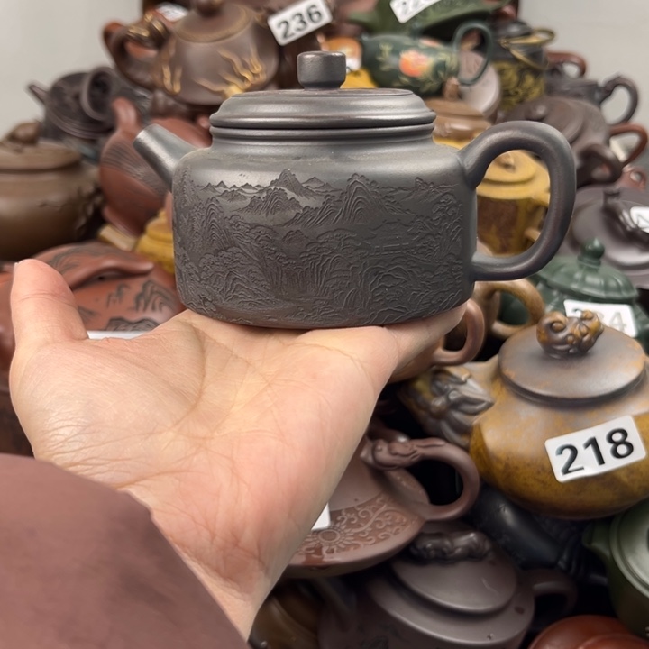 紫砂茶壶盖子微晃