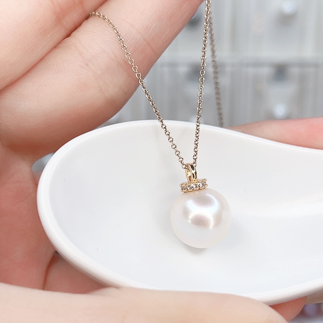 合金吊坠(赠链)淡水珍珠