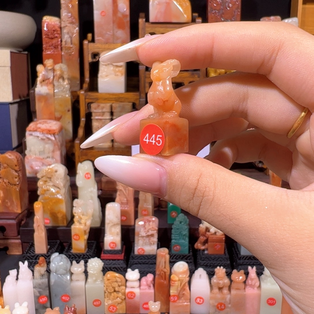 昌化石印石手工制作