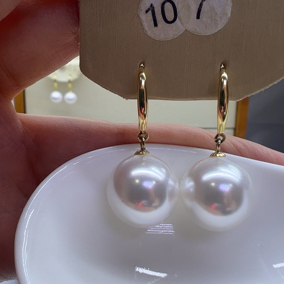 淡水珍珠耳饰未镶嵌