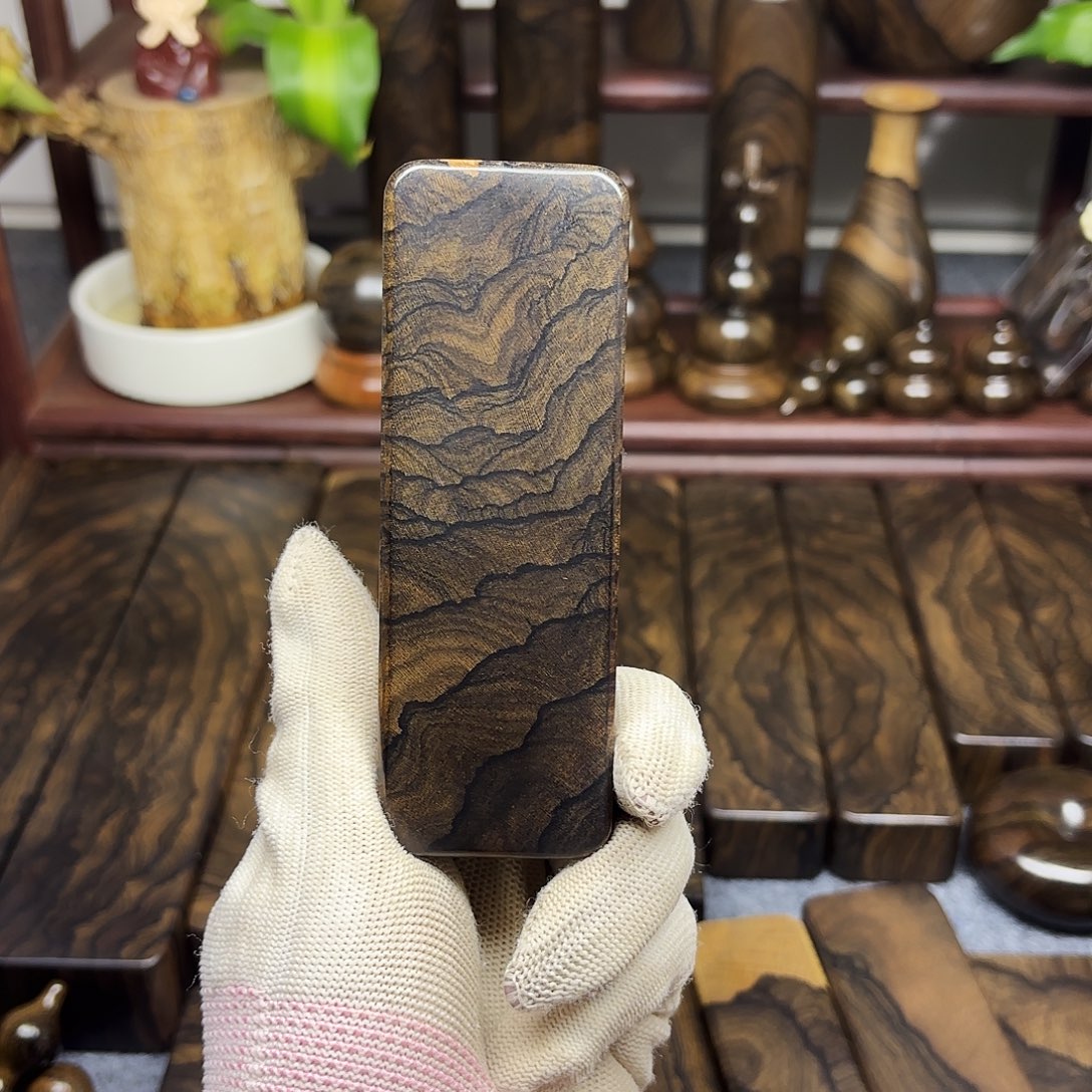 凉***茶破布木（黑柿木）木料一个