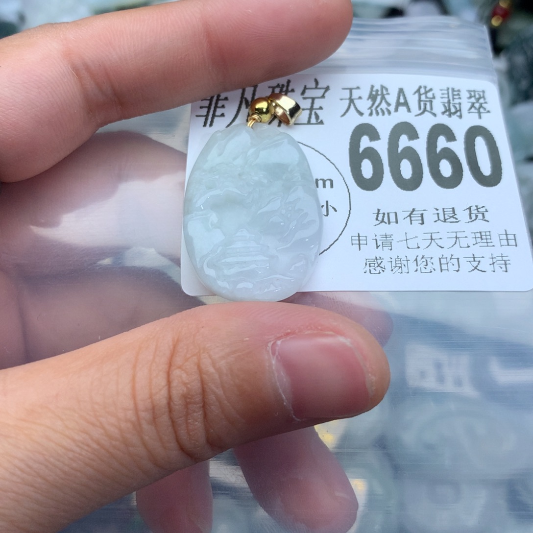 翡翠颈饰未镶嵌6660，