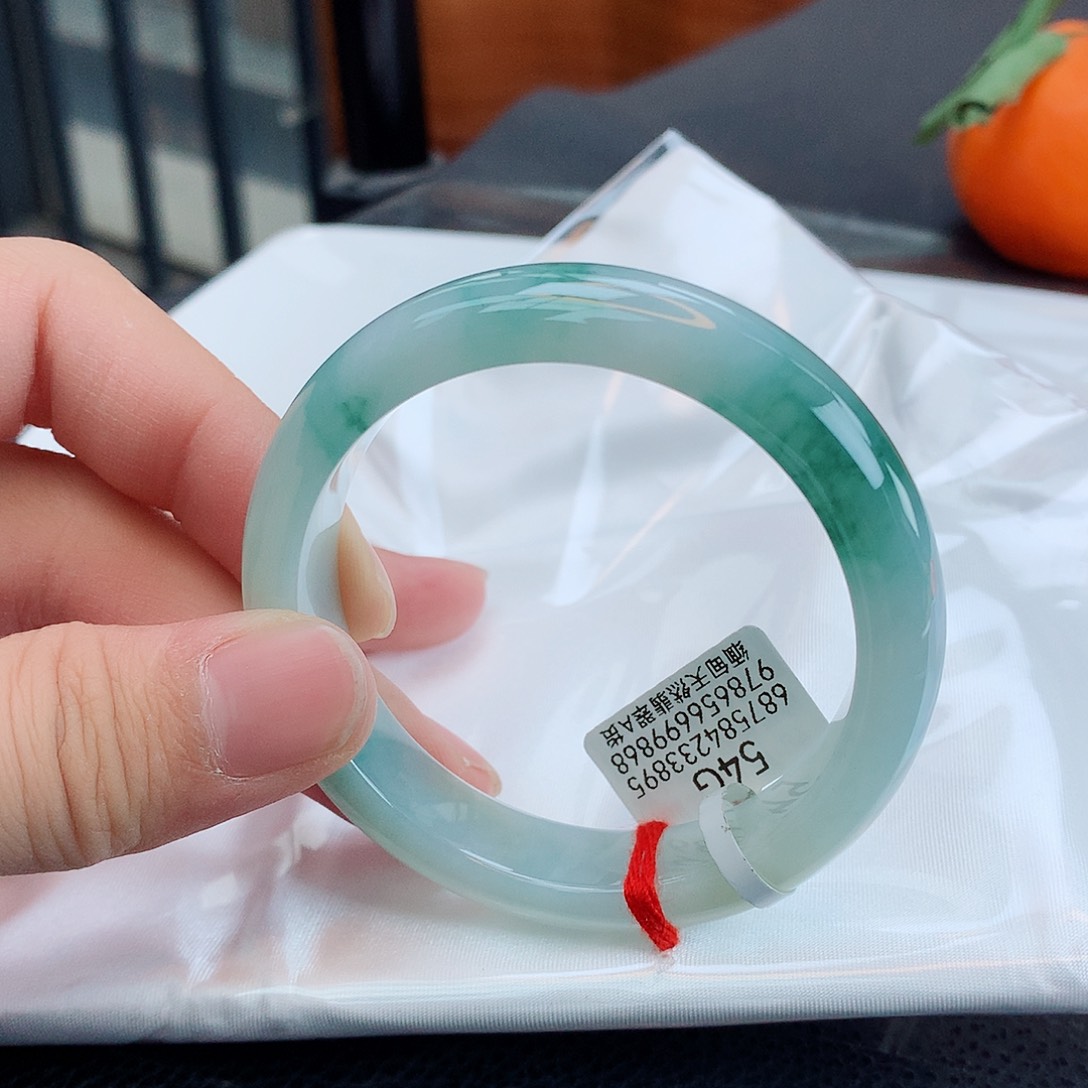 翡翠手镯未镶嵌天然缅甸翡翠A货手镯