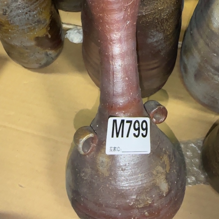 备前烧作品备前烧窑裂