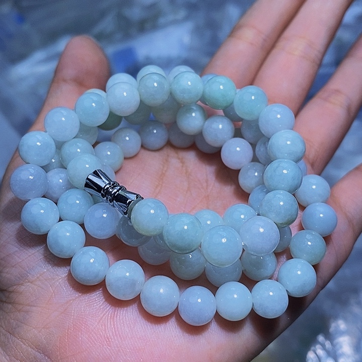 未镶嵌手串翡翠天然缅甸A货翡翠8