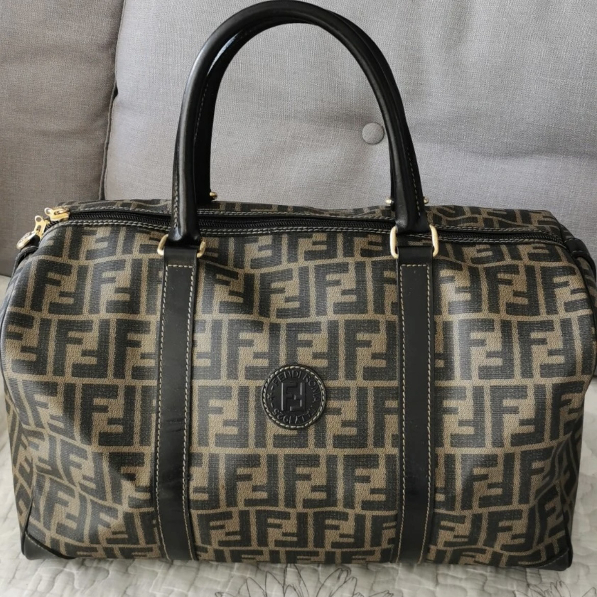 95新 FENDI/芬迪 芬迪老花旅行袋40尺寸