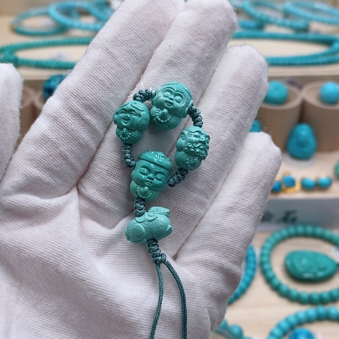 绿松石珠宝奇石未镶嵌