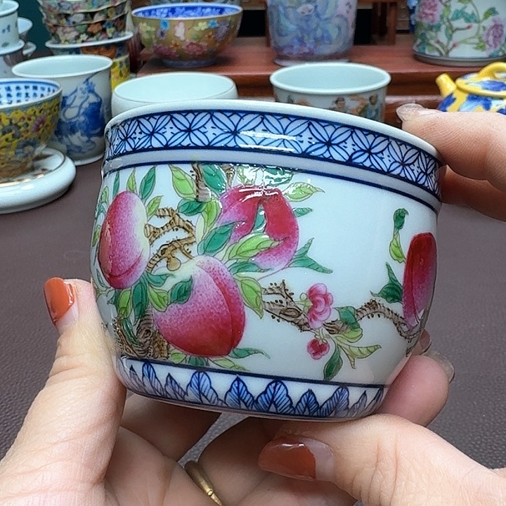 瓷片景德镇仿古手工制作精品展示