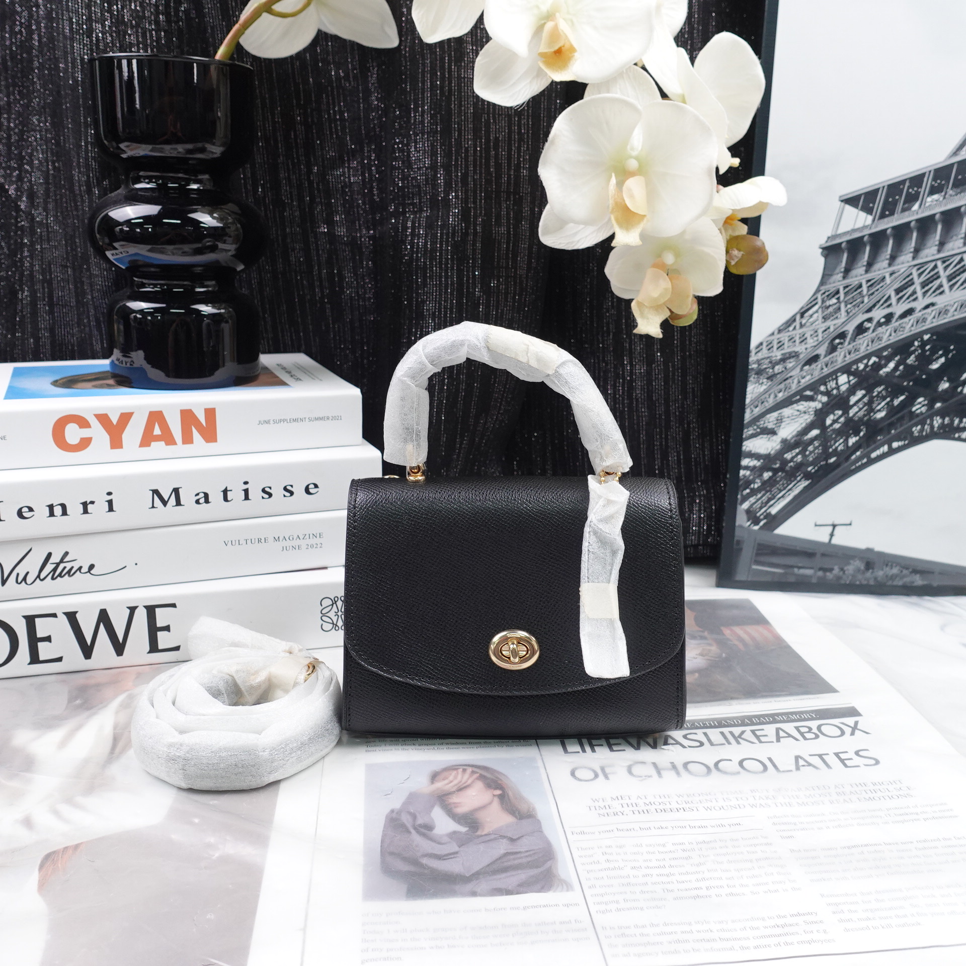 95新 COACH/蔻驰 单肩包/T10240590