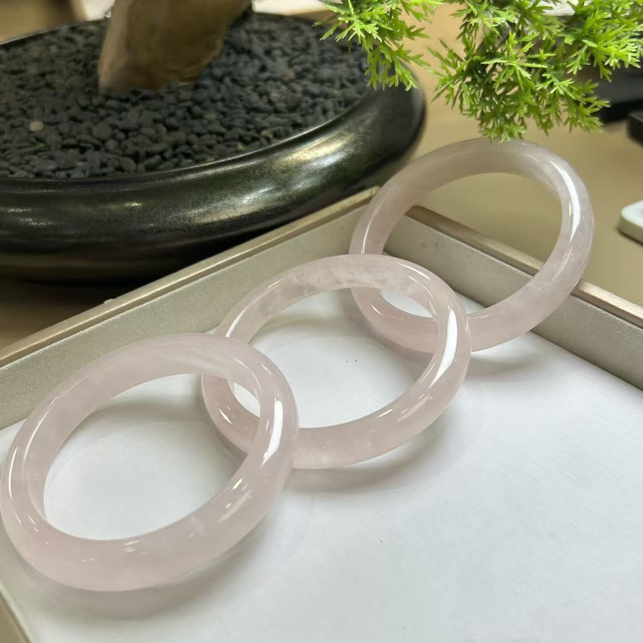 【老王好物优选】241223120667-天然粉水晶手镯多样性发一