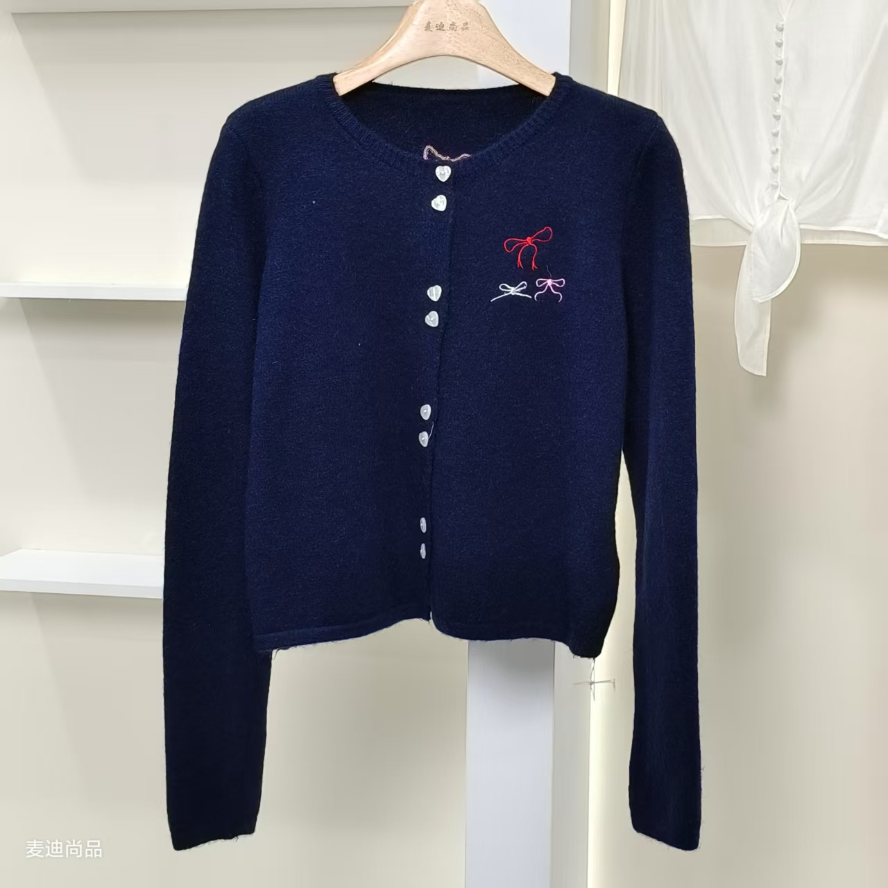 麦迪尚品【设计师】5060927 气质简约针织衫春季女装商场同款