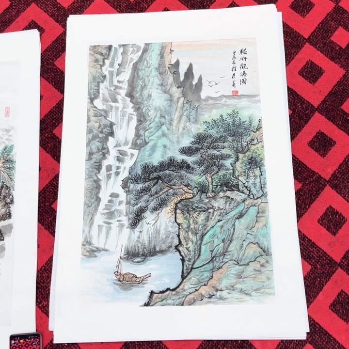 国画45/68纯手绘国画作品