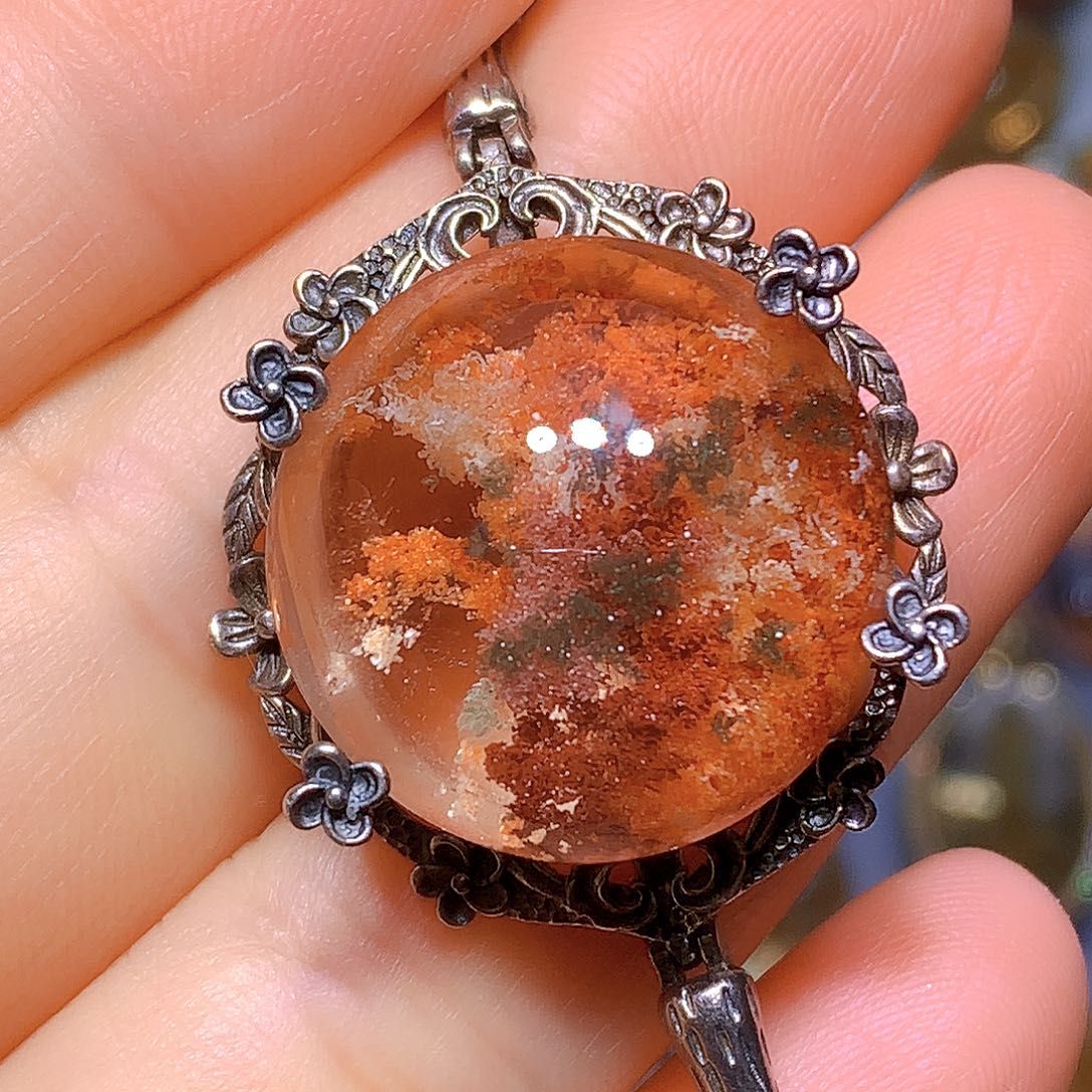 水晶手链银S925镶嵌天然水晶