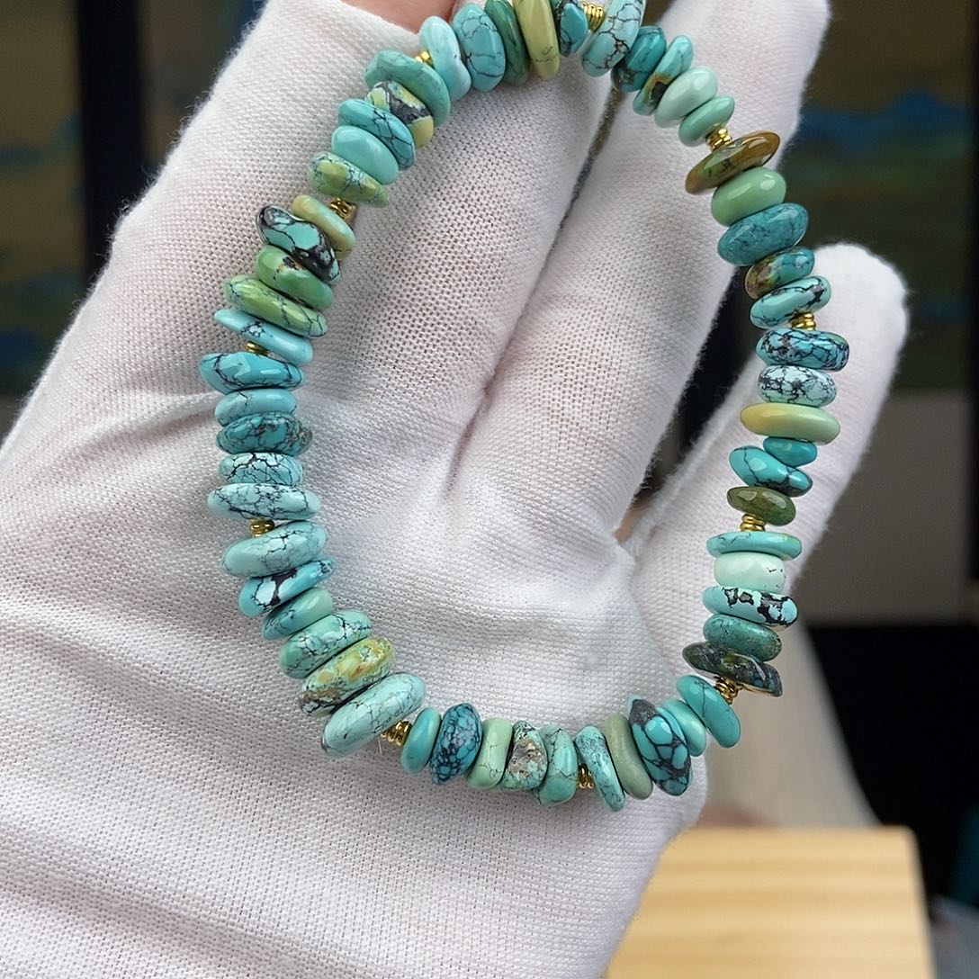 未镶嵌绿松石珠宝奇石