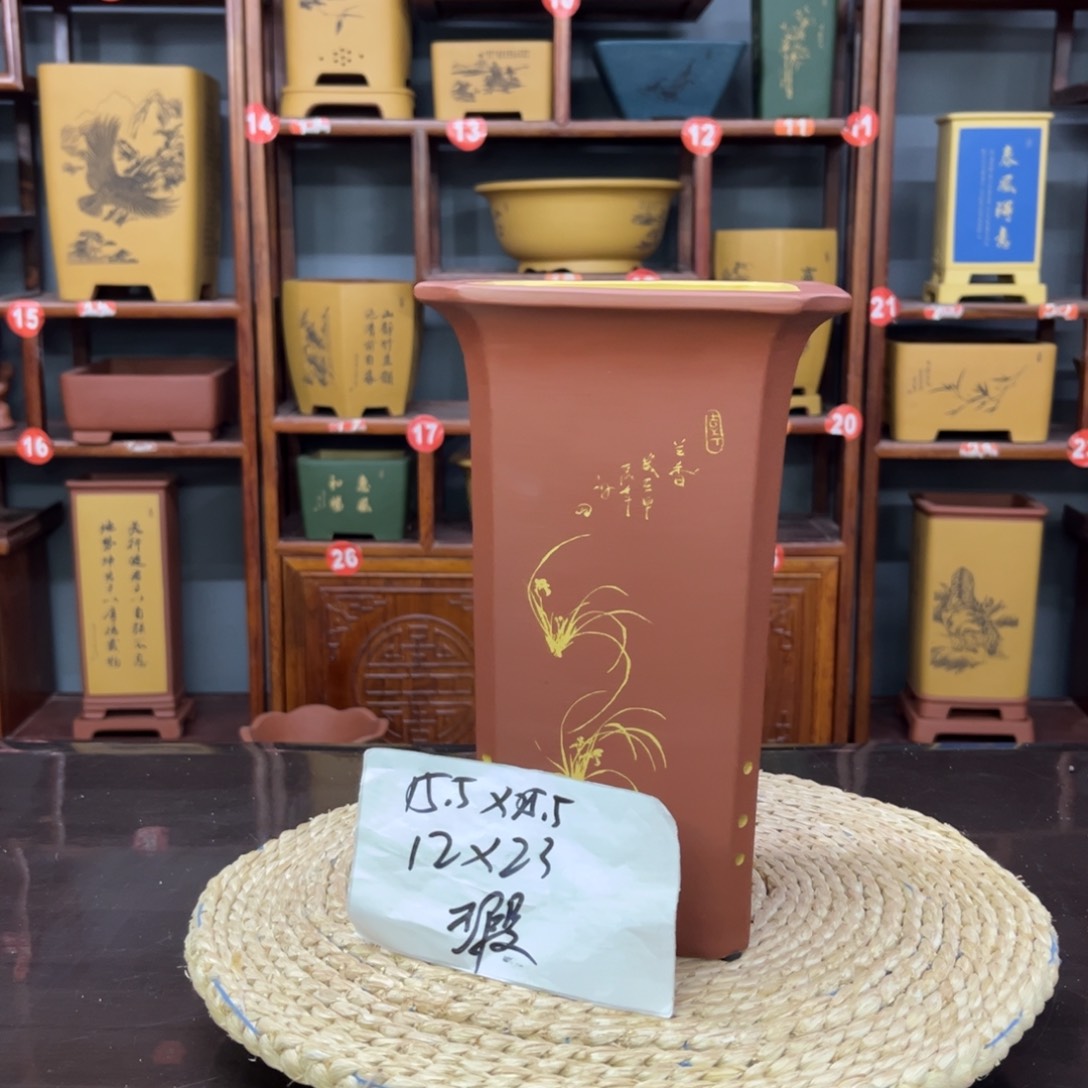 紫砂花盆紫砂花盆