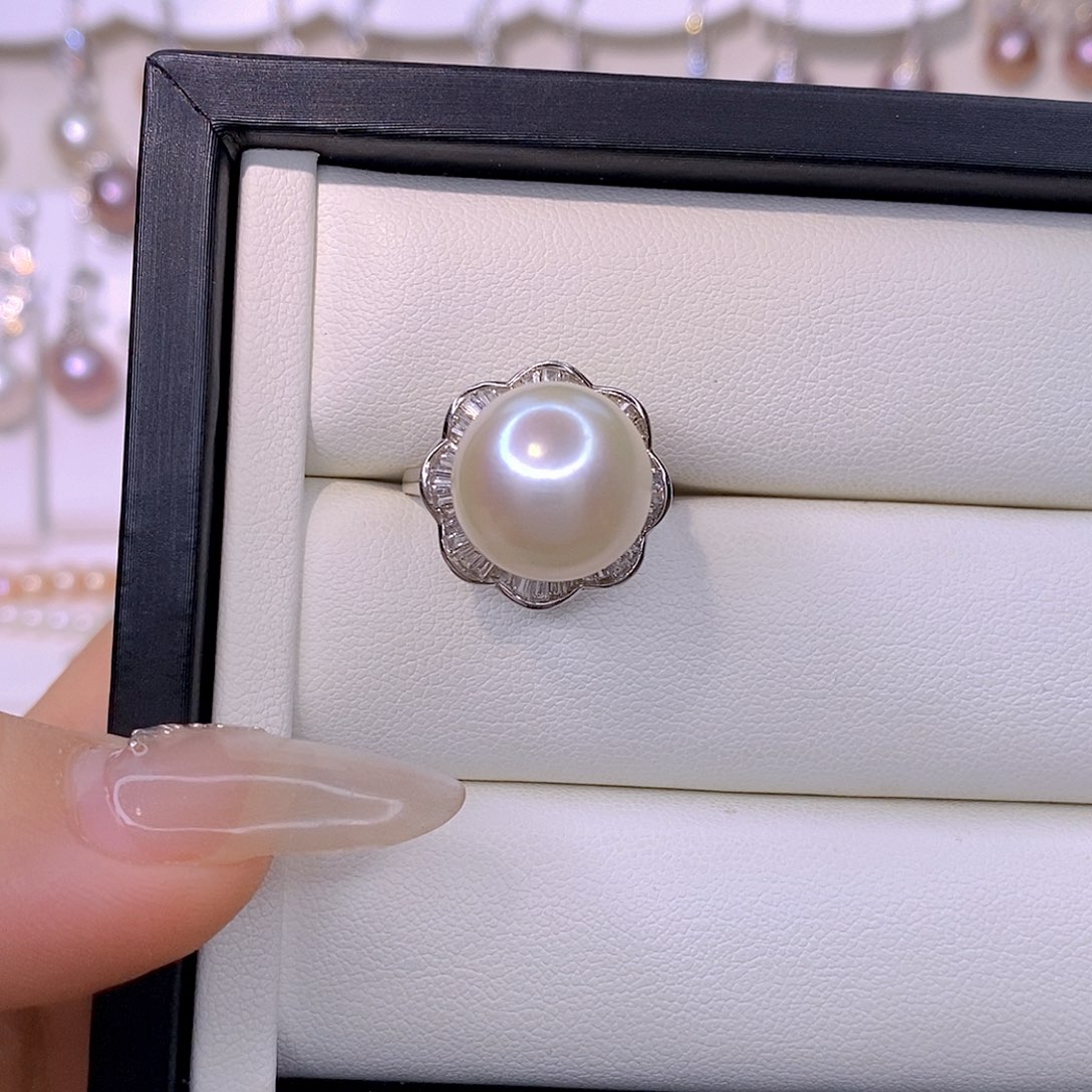 *****淡水珍珠银S925镶嵌颈饰