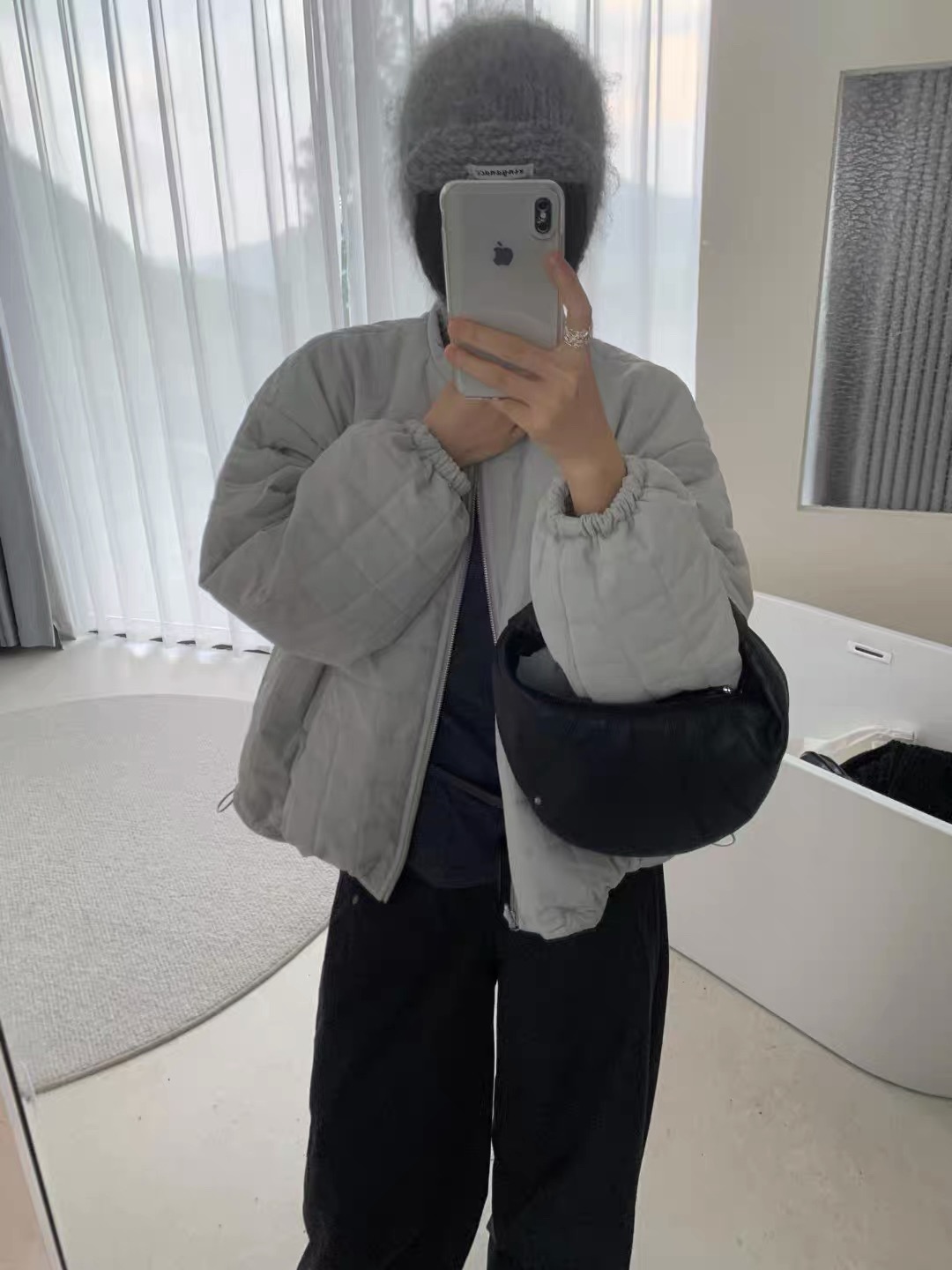 about moon韩系简约气质休闲高级设计感百搭显瘦宽松慵懒温柔外套