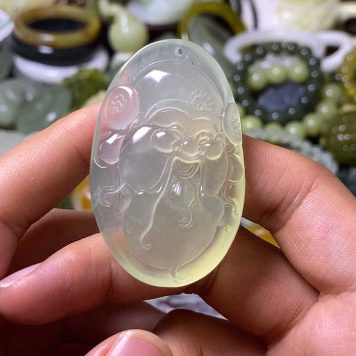 岫玉岫玉颈饰未镶嵌