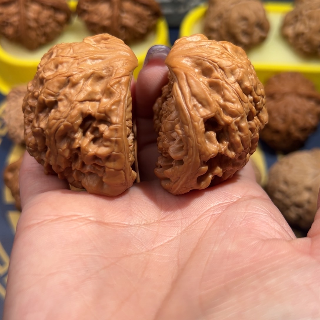 文玩核桃把件官帽聚宝盆49