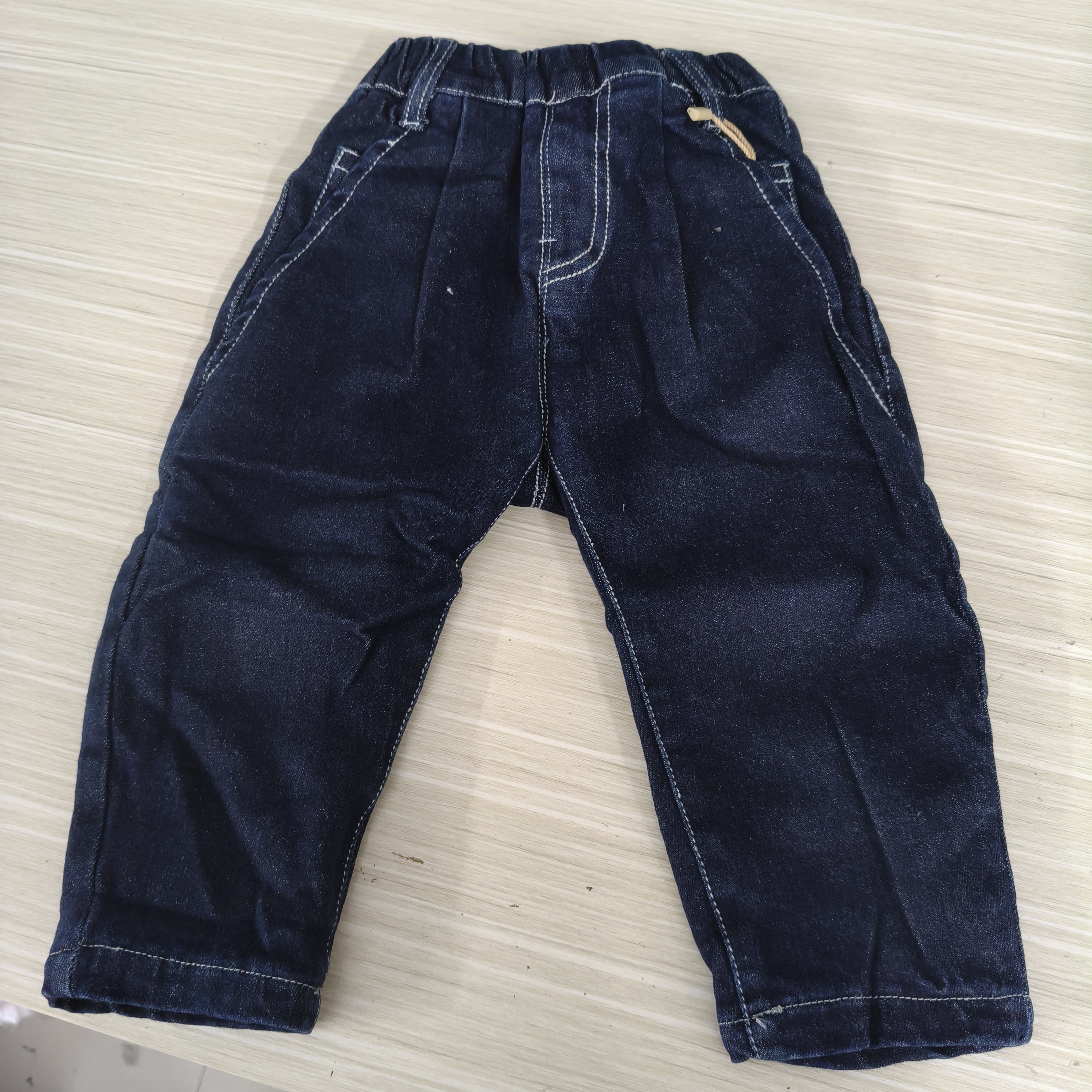 GZ  7-4［7895］儿童加绒牛仔裤