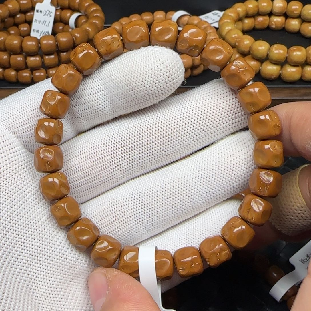 手串紫金鼠9.5mm实心奶酪无相141