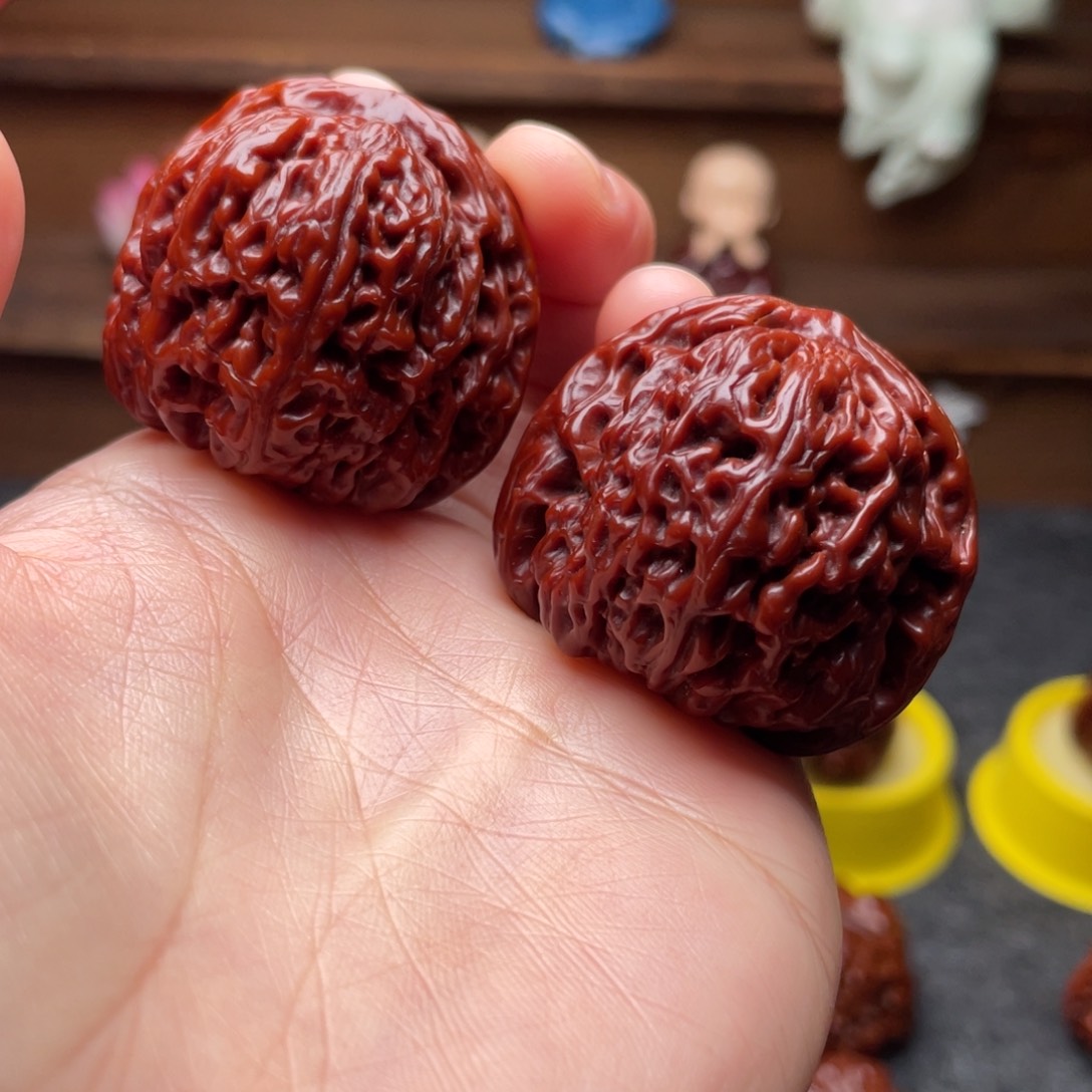 吊坠文玩核桃文玩核桃 手把件 南将石 40