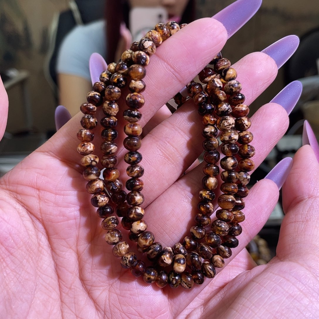 裸石琥珀未镶嵌抚顺琥珀5+花珀