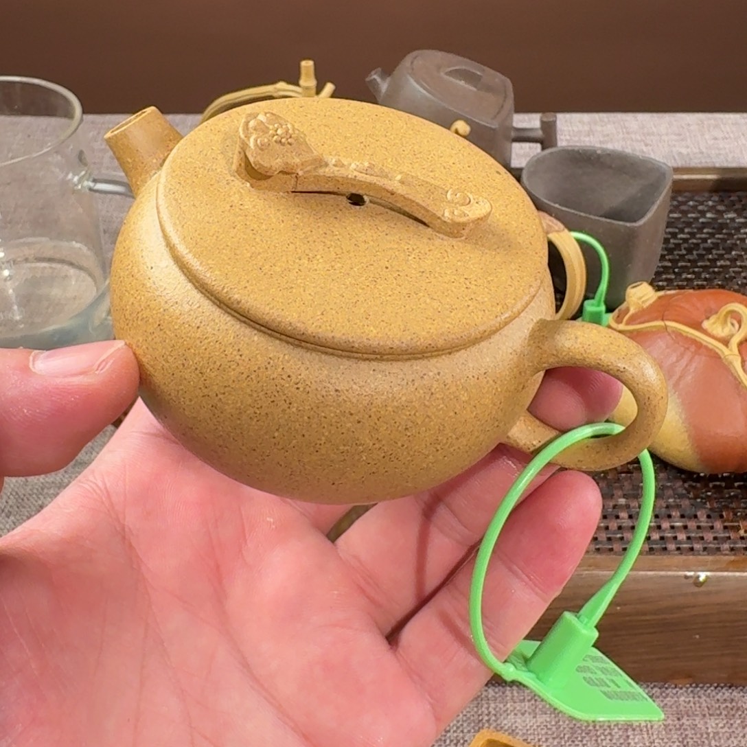 紫砂茶壶元舟汉瓦