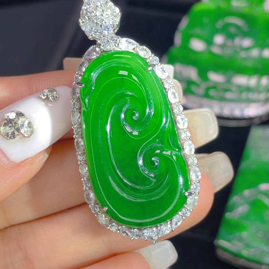 翡翠吊坠(不含链)未镶嵌