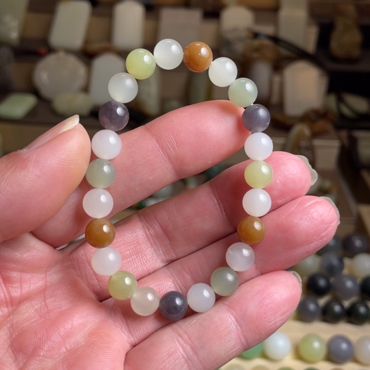 未镶嵌和田玉手链