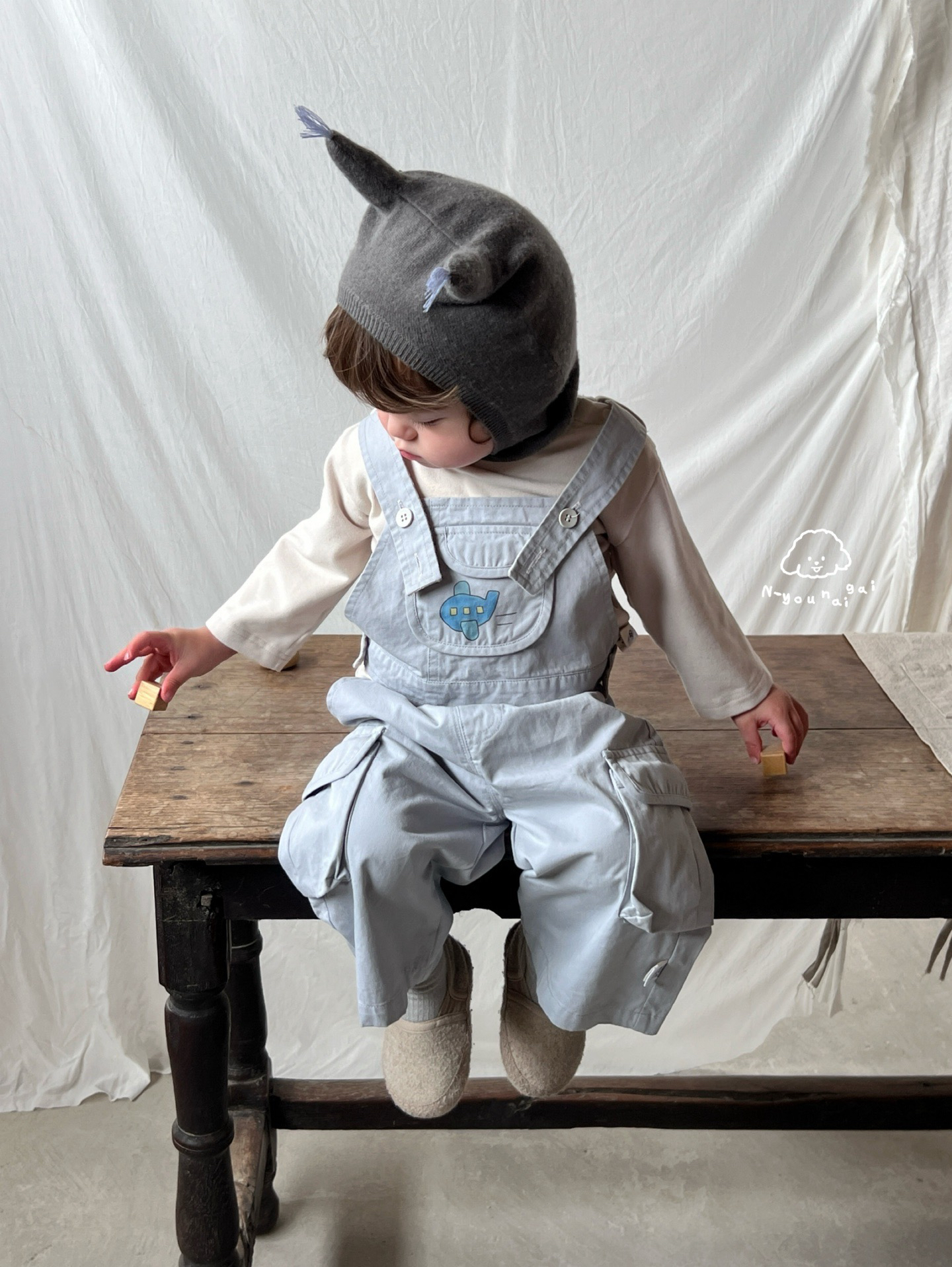 奶盖2025年浅秋NG17037婴童三件套