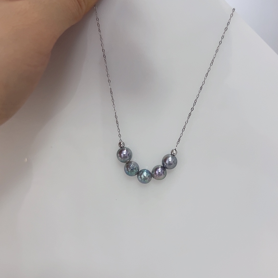 海水珍珠颈饰银S925镶嵌c 636
