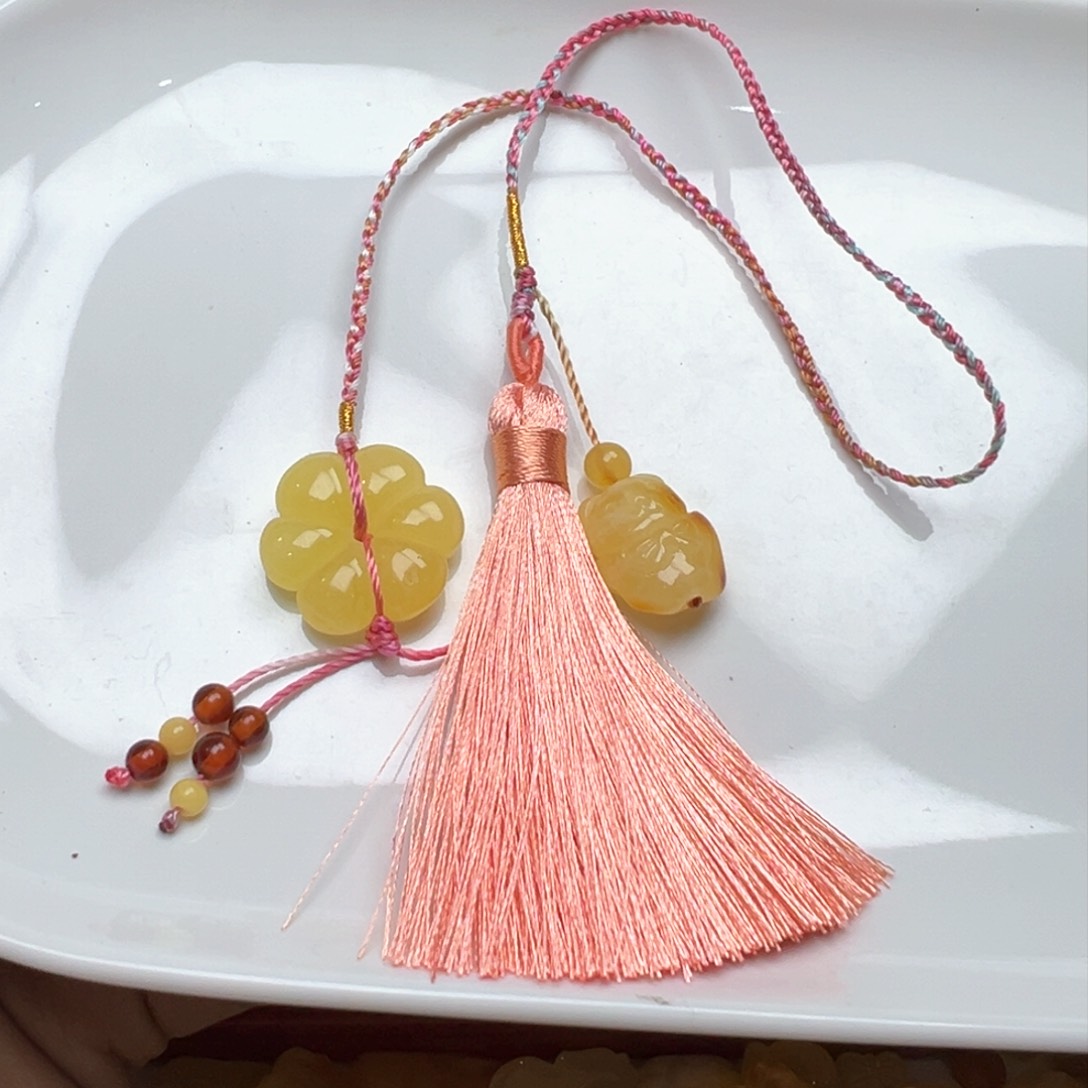 琥珀吊坠(不含链)未镶嵌