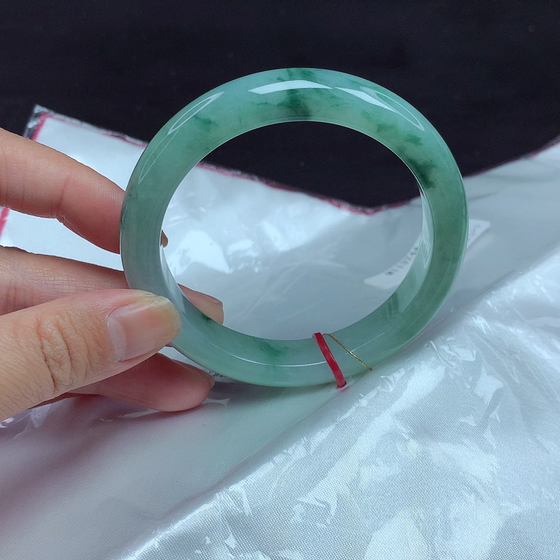 翡翠手镯未镶嵌58圈744