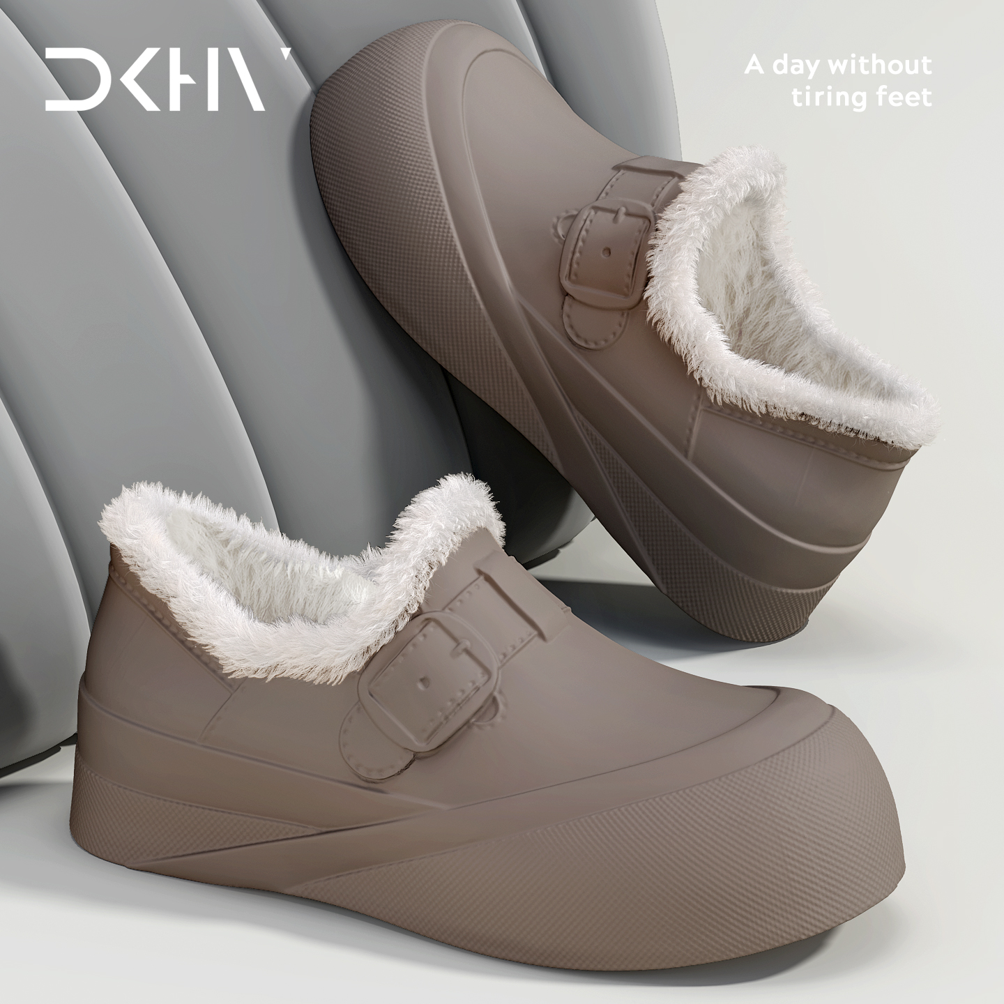 厚底雨鞋女雨靴工作防水鞋低帮浅口防滑厨房耐磨软底保暖加绒胶鞋