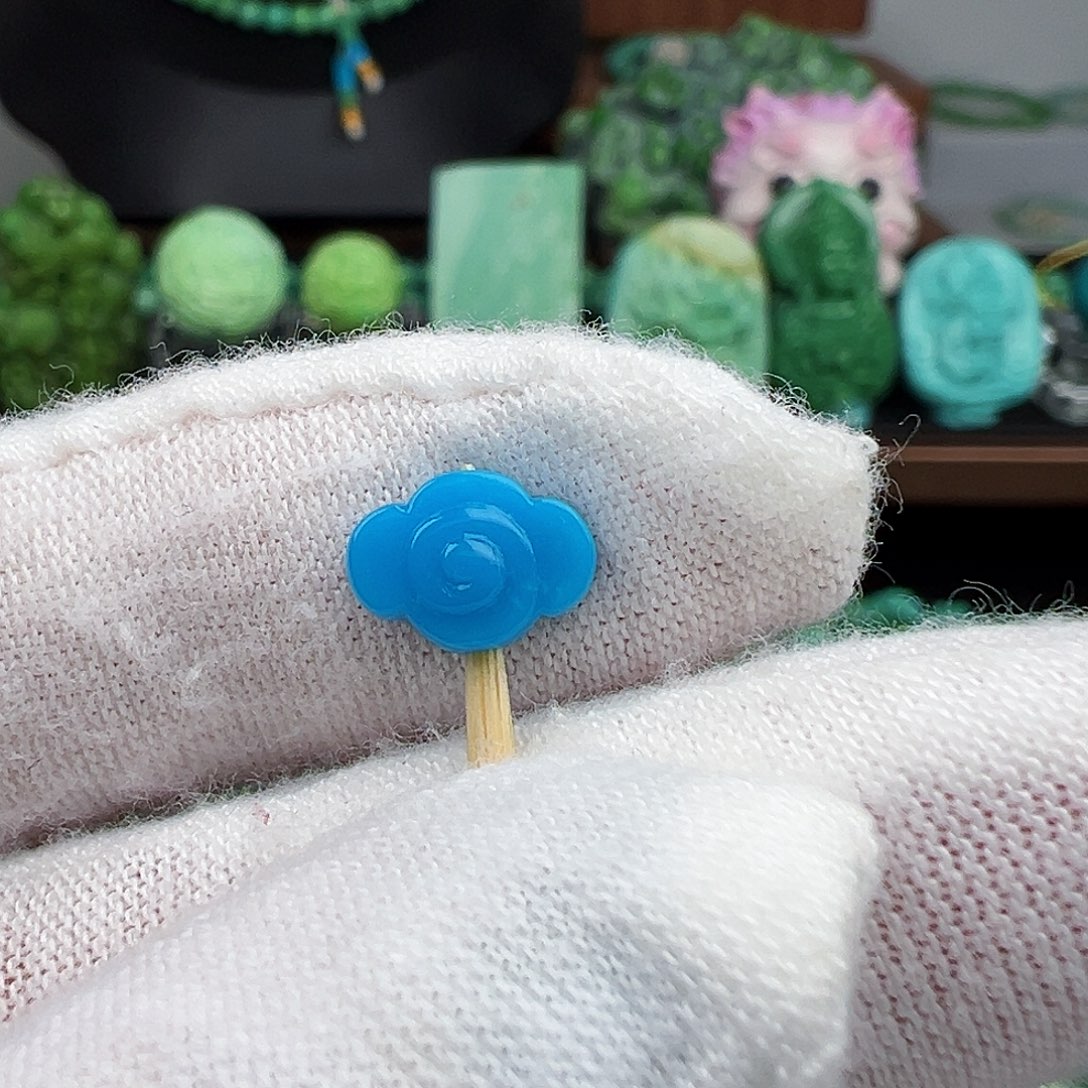 *****绿松石未镶嵌绿松石主播万丽