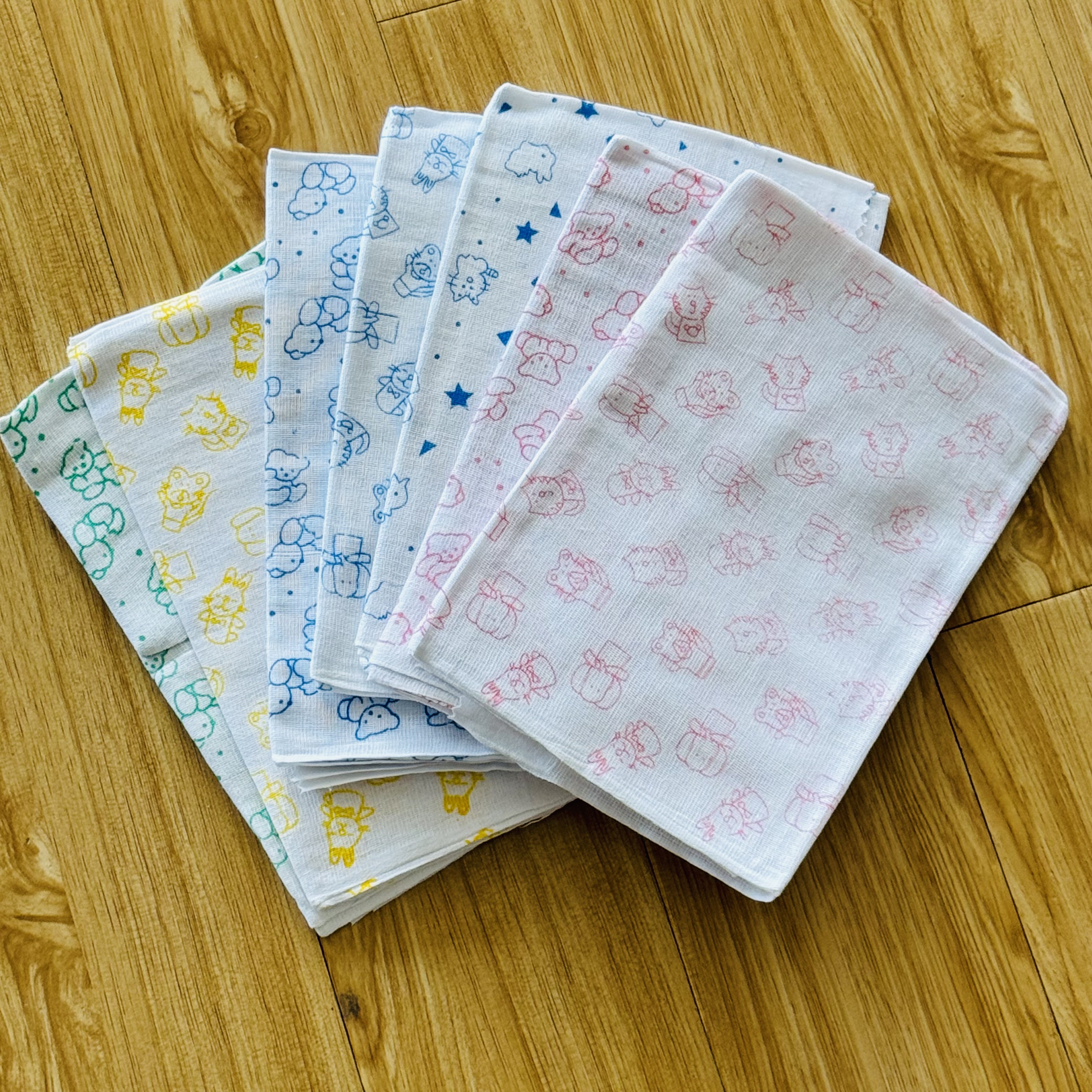 吸水性好透气纱布棉多功能洗碗巾隔汗巾尺寸约47*100 拍1发12